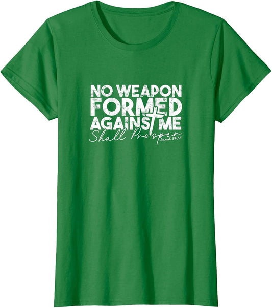 No Weapon Formed Against me Shall Prosper - Faith in god