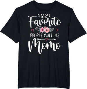 My Favorite People Call Me Momo Funny Floral Mother's Day