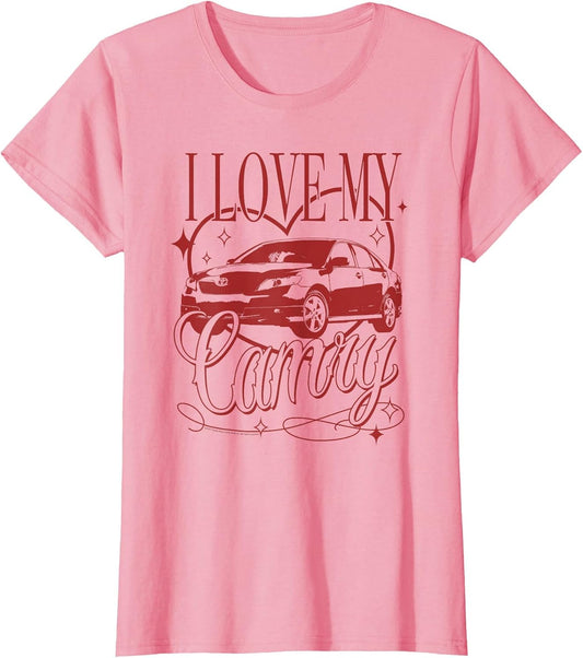 Toyota I Love My Camry Vintage Heart Portrait