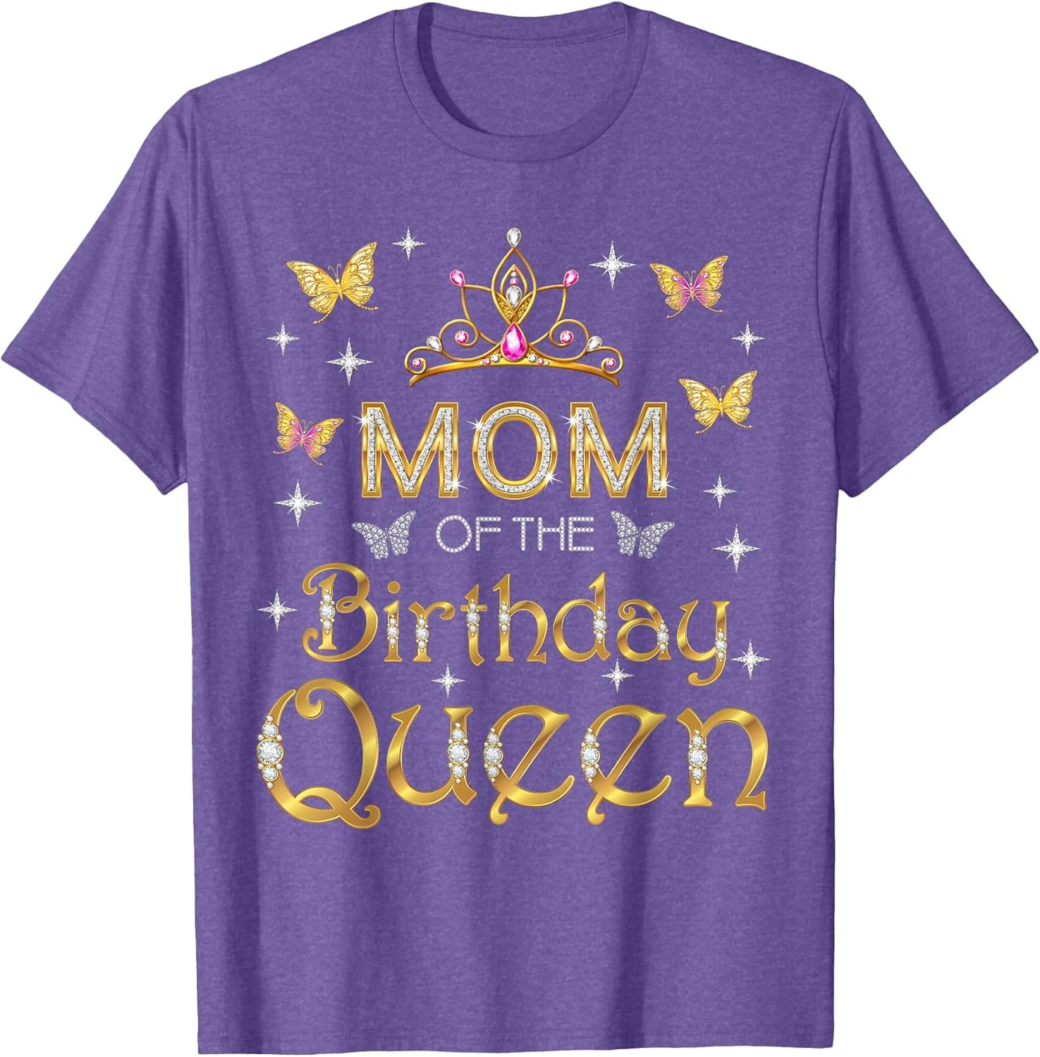 Mom of The Birthday Queen Birthday Party Family Matching