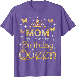 Mom of The Birthday Queen Birthday Party Family Matching