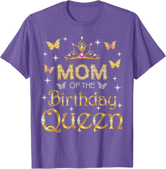 Mom of The Birthday Queen Birthday Party Family Matching