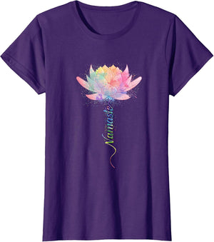 Lotus Flower Namaste Yoga Watercolour Meditation Zen Bohemian