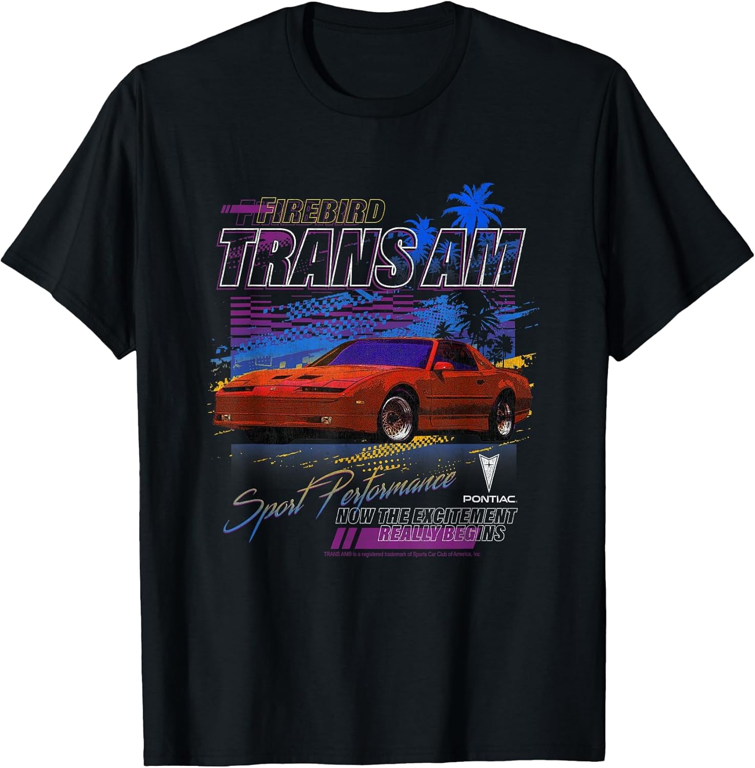Trans Am Pontiac Firebird Y2K Retro Palm Tree