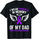 I Wear Purple in Memory of My Dad - Pancreatic Cancer