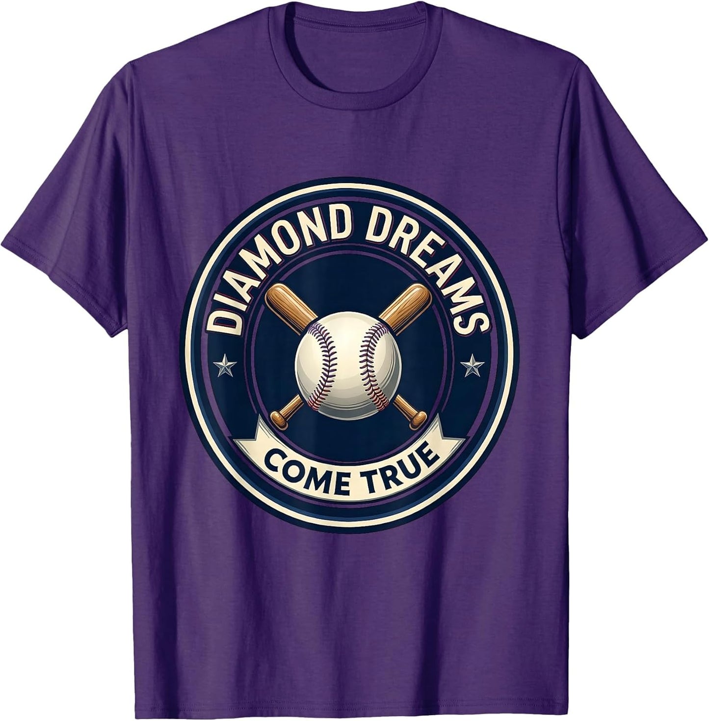 Diamond Dreams Come True American Baseball Design