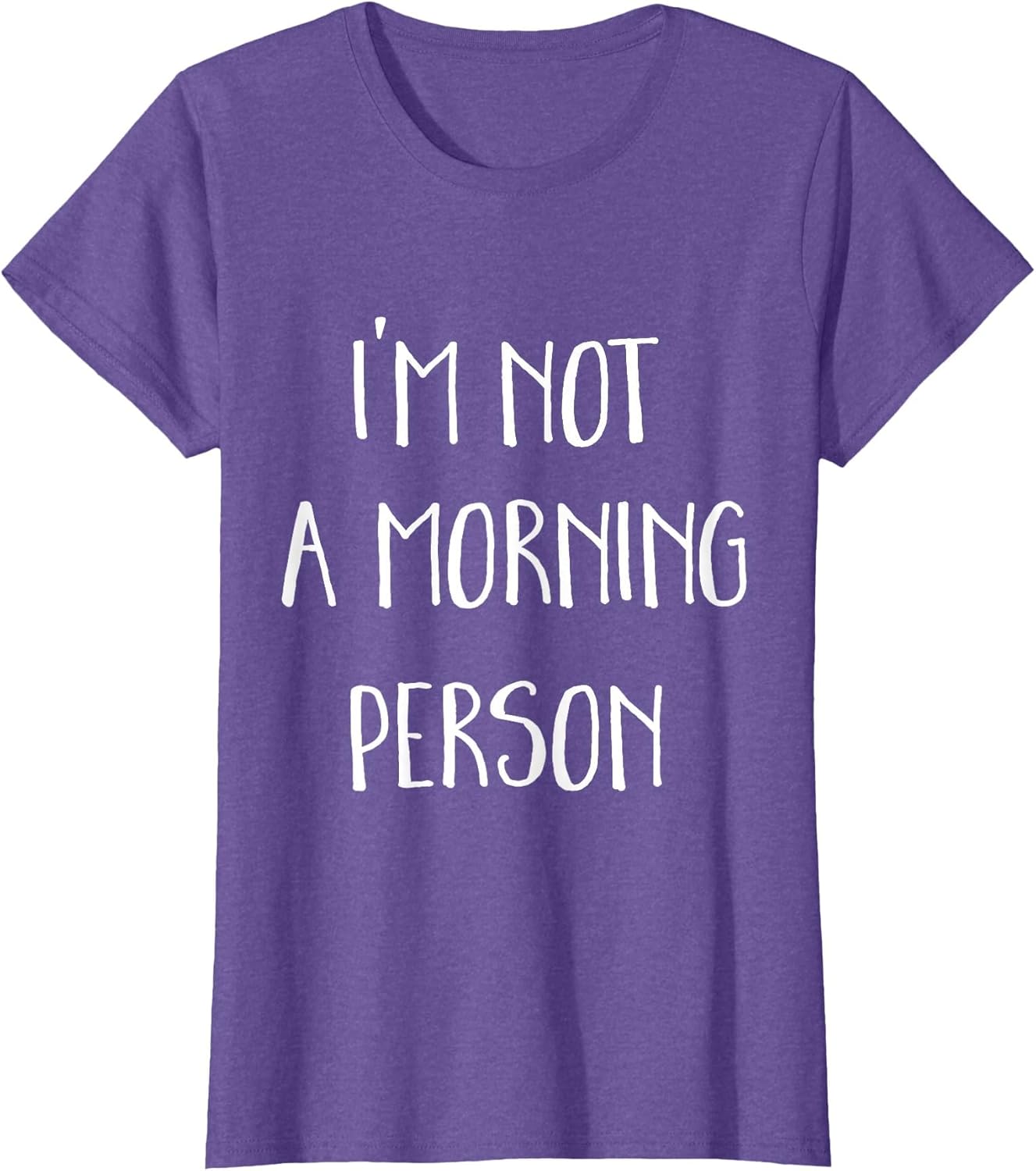I'm Not A Morning Person T Shirt Grunge Style Sleep in