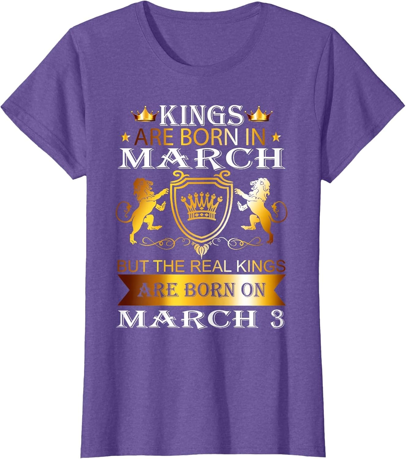 Kings are Born On March 3rd Birthday Bday Men Boy Gift