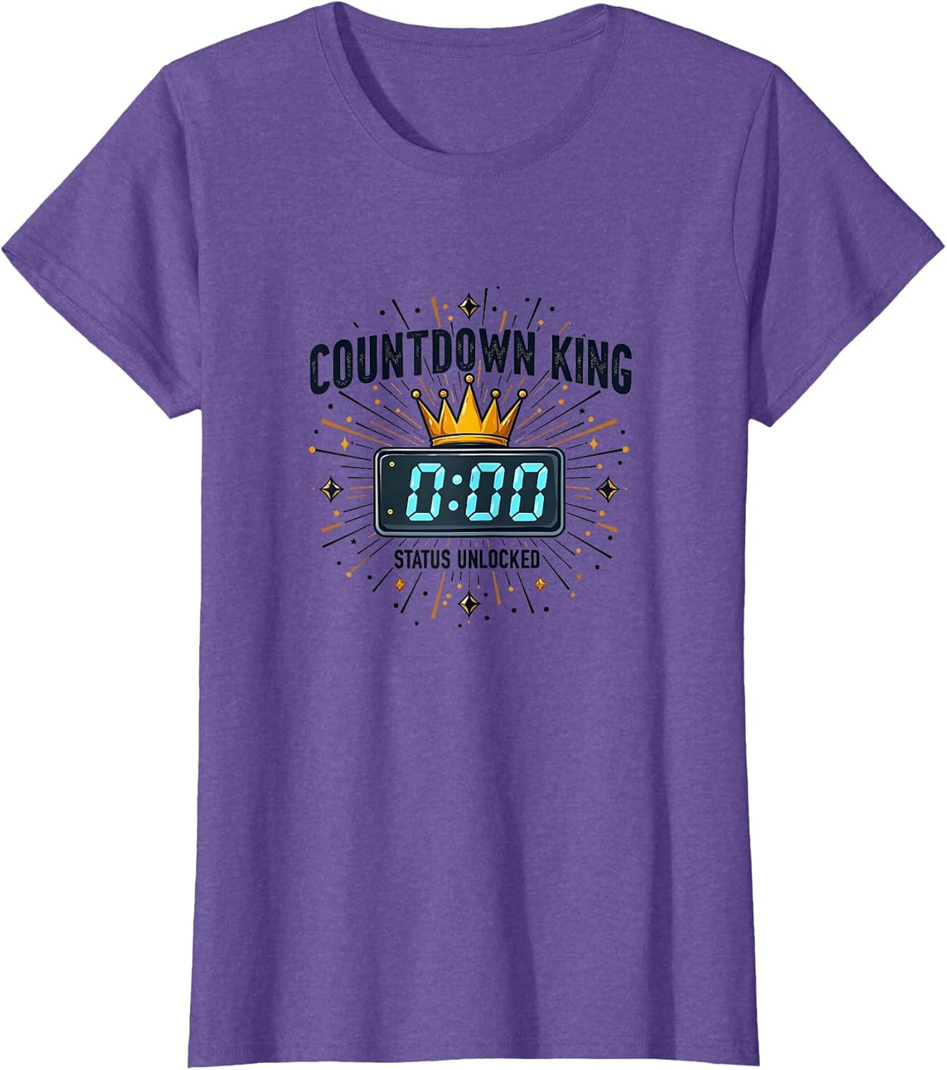 Countdown King Status Unlocked New Years Design