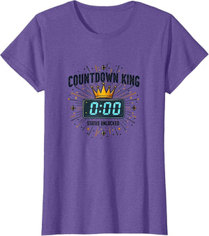 Countdown King Status Unlocked New Years Design