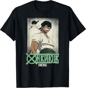 One Piece Anime Vintage Illustration Roronoa Zoro