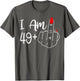 I Am 49 Plus 1 Middle Finger Funny 50th Birthday Women