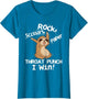 Rock Scissors Papers Throat Punch I Win - Sloth Animal Lover