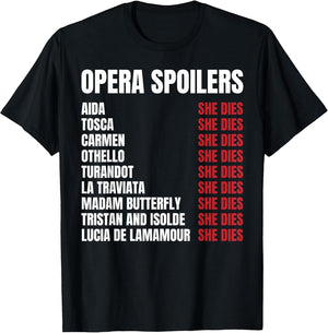 Opera Spoiler Tosca She Dies Latraviata Madame Butterflies