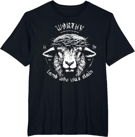 Worthy is The Lamb Who was Slain Revelation 5 12 Faith Art