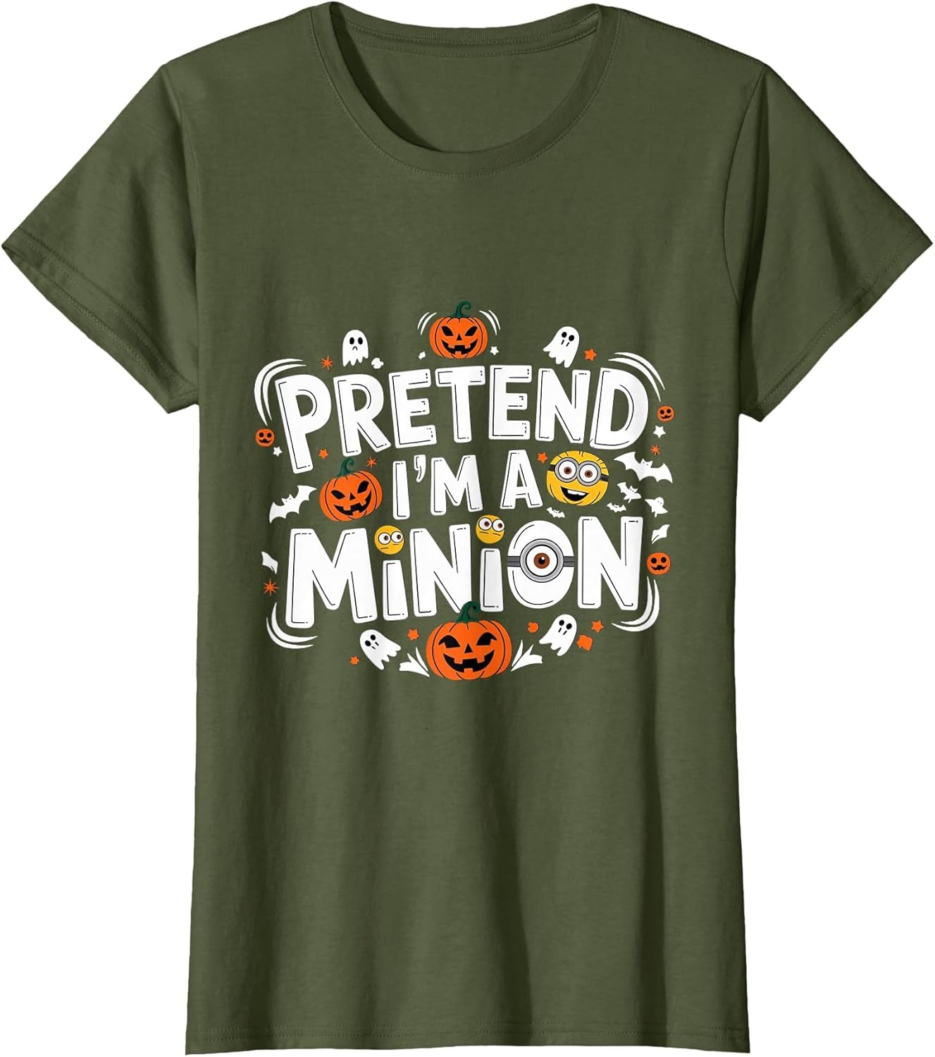 Pretend I'm A Minion Costume Party Funny Halloween Minion