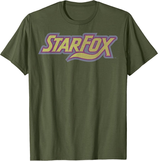 Star Fox Vintage Distressed Game Logo Graphic