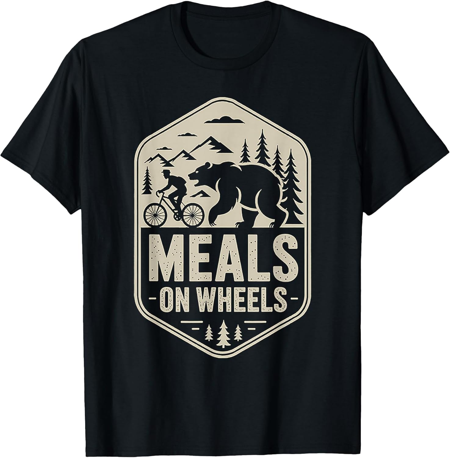 Meals On Wheels Funny Beer Biker