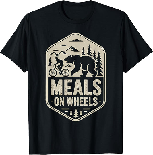 Meals On Wheels Funny Beer Biker