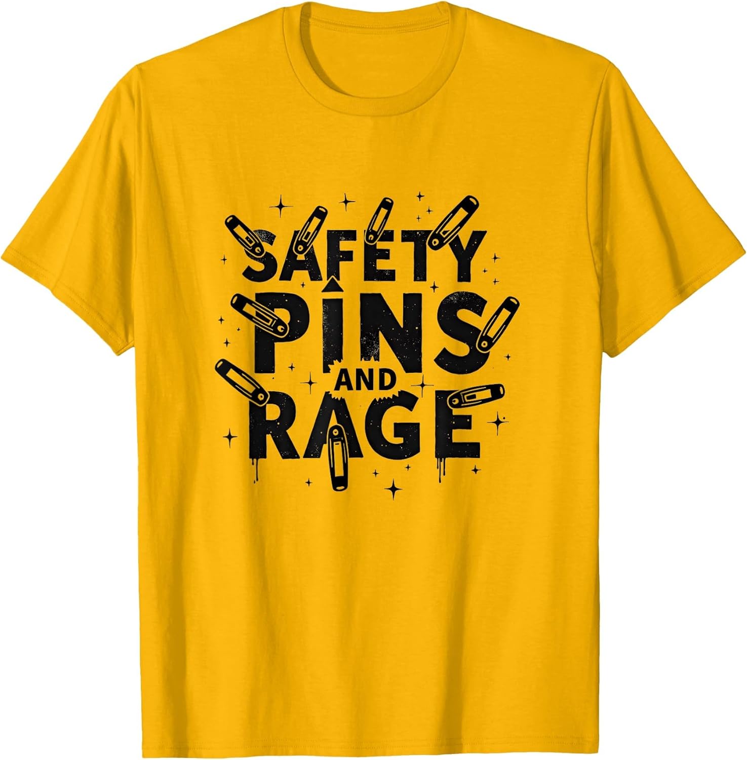 Safety Pins and Rage Punk Rock Design