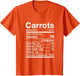 Carrots Costume Carrot Shirt Nutrition Facts