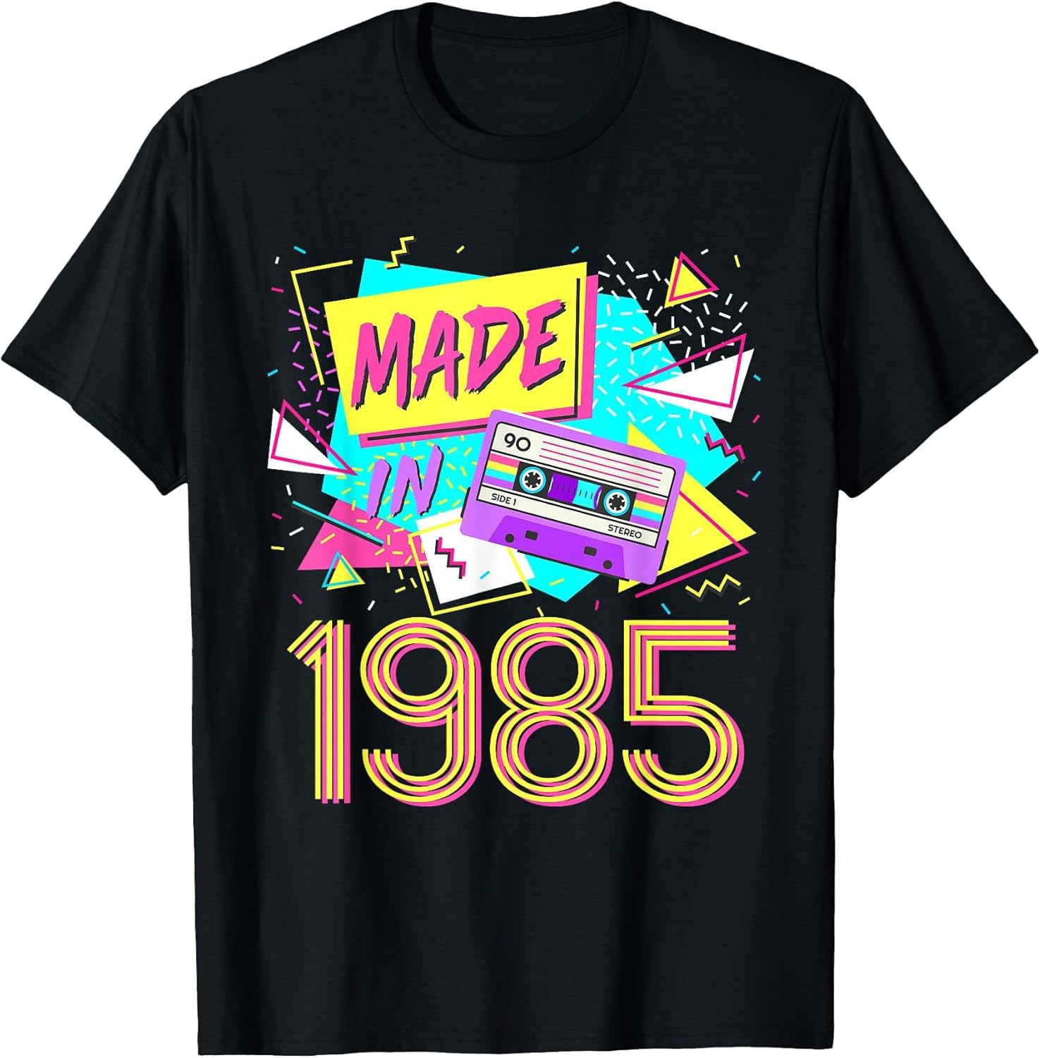 Made in 1985 37 Years Old Retro Vintage 80s 37th Birthday