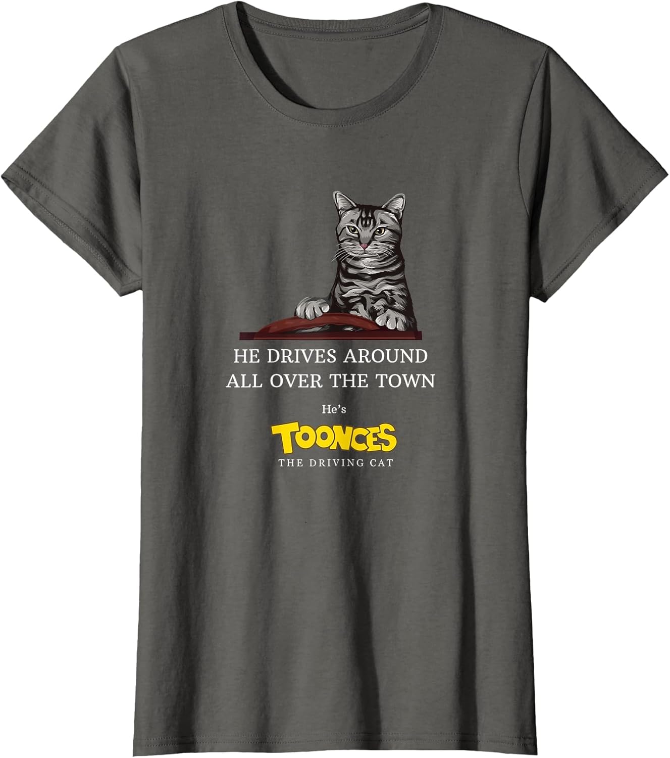 Toonces The Driving Cat - He Drives Around All Over The Town