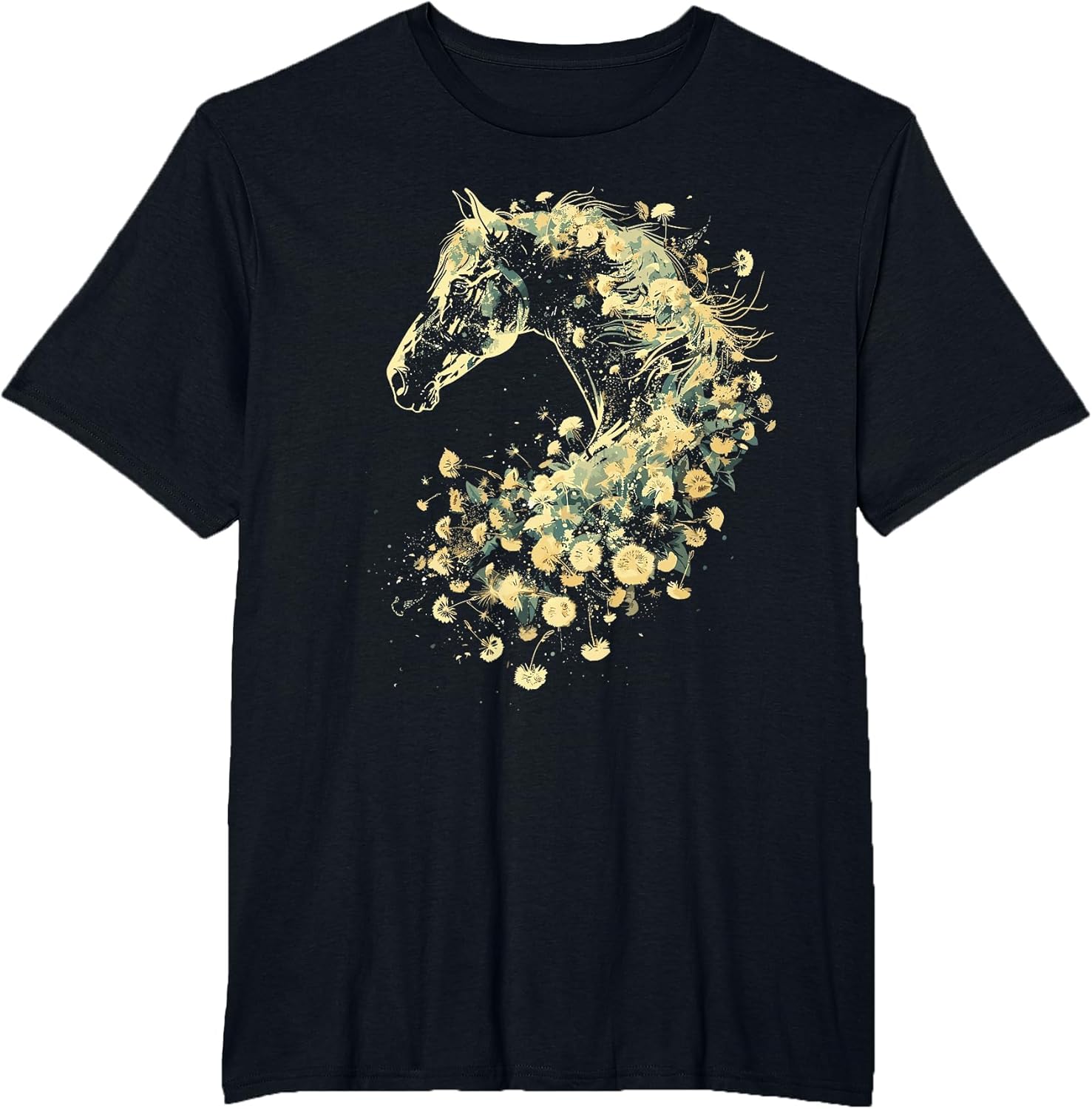 Horse Dandelion Wildlife Pony Nature Art