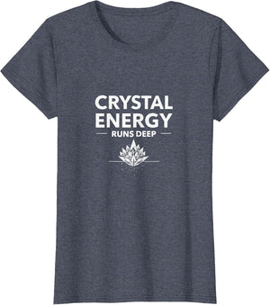 Crystal Energy Runs Deep Spiritual Design