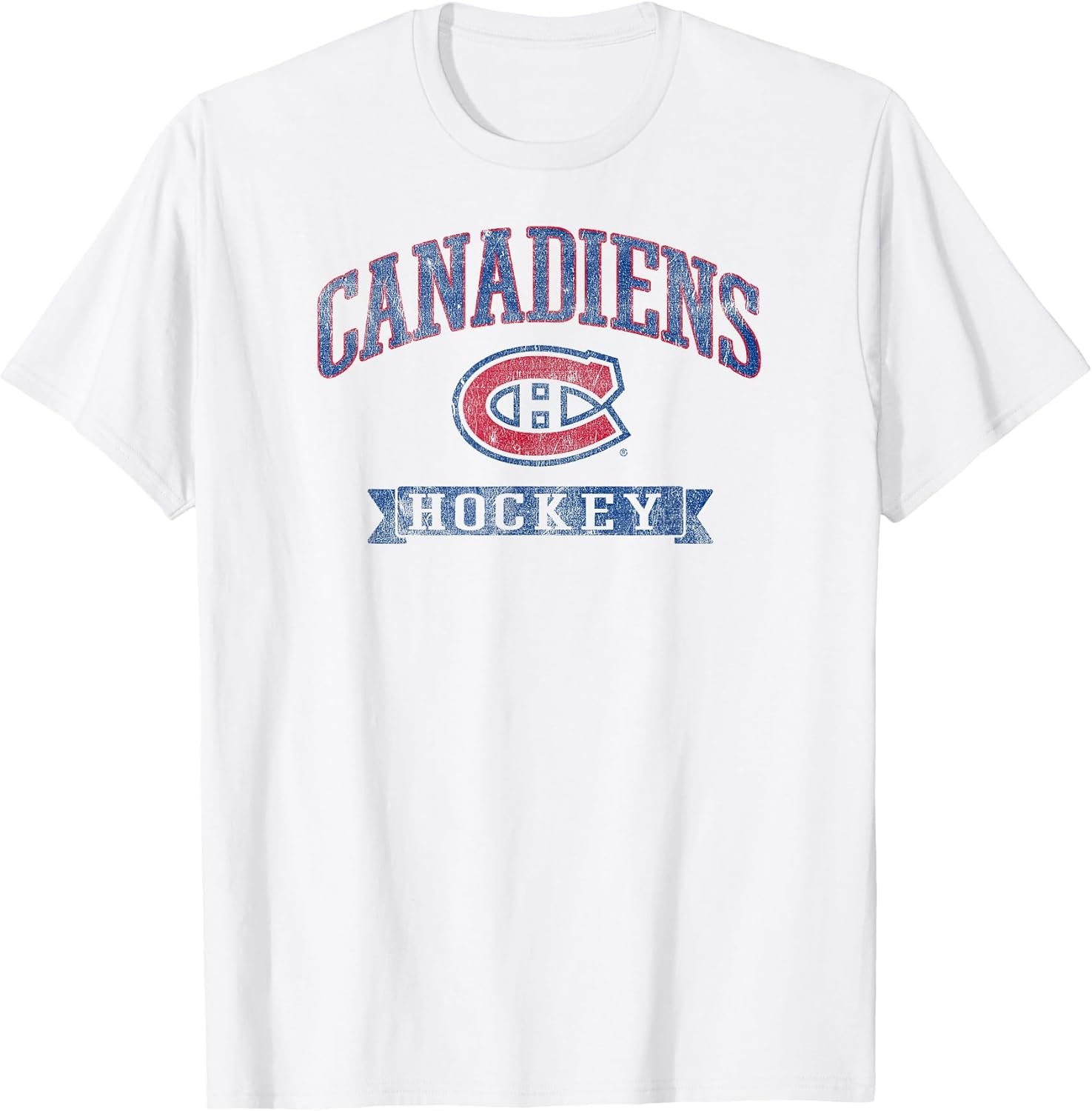 Montreal Canadiens Vintage Hockey White Officially Licensed