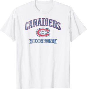 Montreal Canadiens Vintage Hockey White Officially Licensed