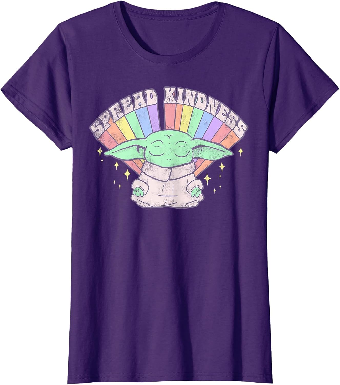 Star Wars The Mandalorian Grogu Spread Kindness Rainbow