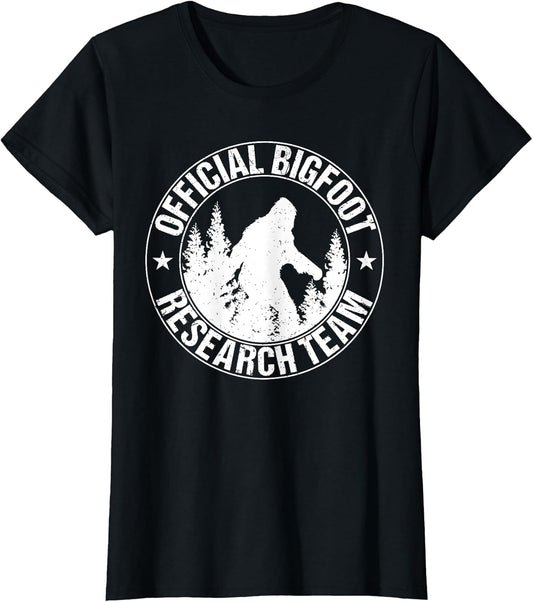 Bigfoot Research Team Cool Saying Sasquatch Funny Graphic