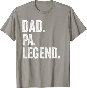 Dad Pa Legend - Vintage Distressed Bold Pa Graphic