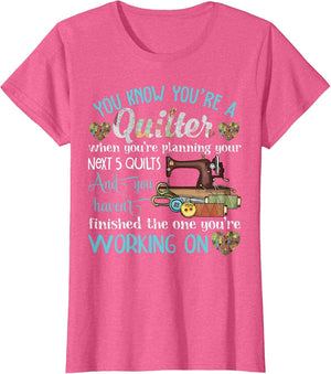 You're A Quilter When You're Planning Your Next 5 Quilts