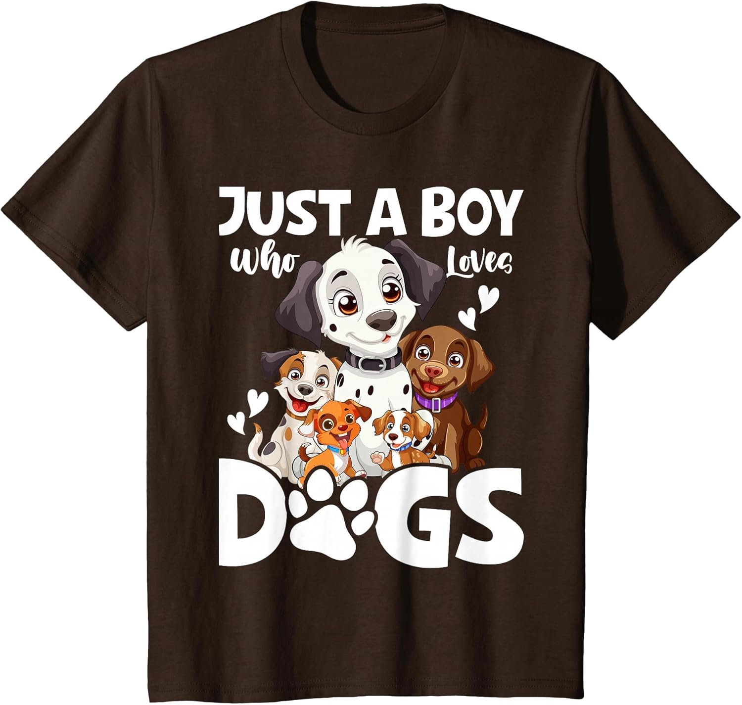 Just A Boy Who Loves Dogs Boys Toddler Puppy Dog Lover