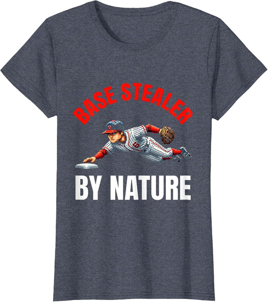 Base Stealer By Nature Baseball Graphic Design