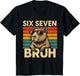 Six Seven Bruh Capybara Retro Vintage Funny 67 Meme Kids