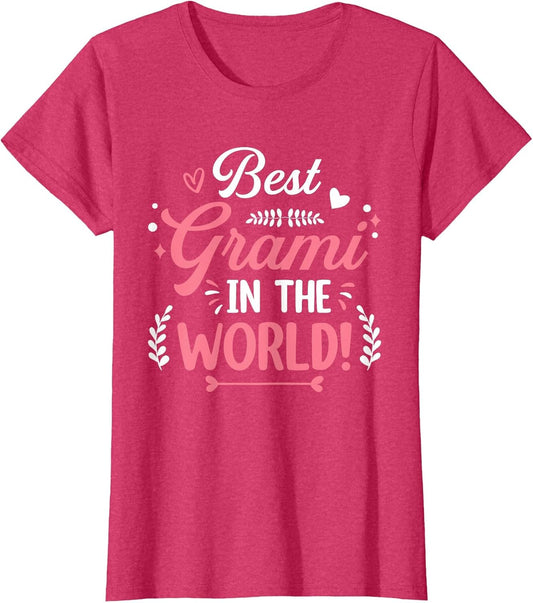 Grandma Mothers Day Shirt World's Best Grami Mom