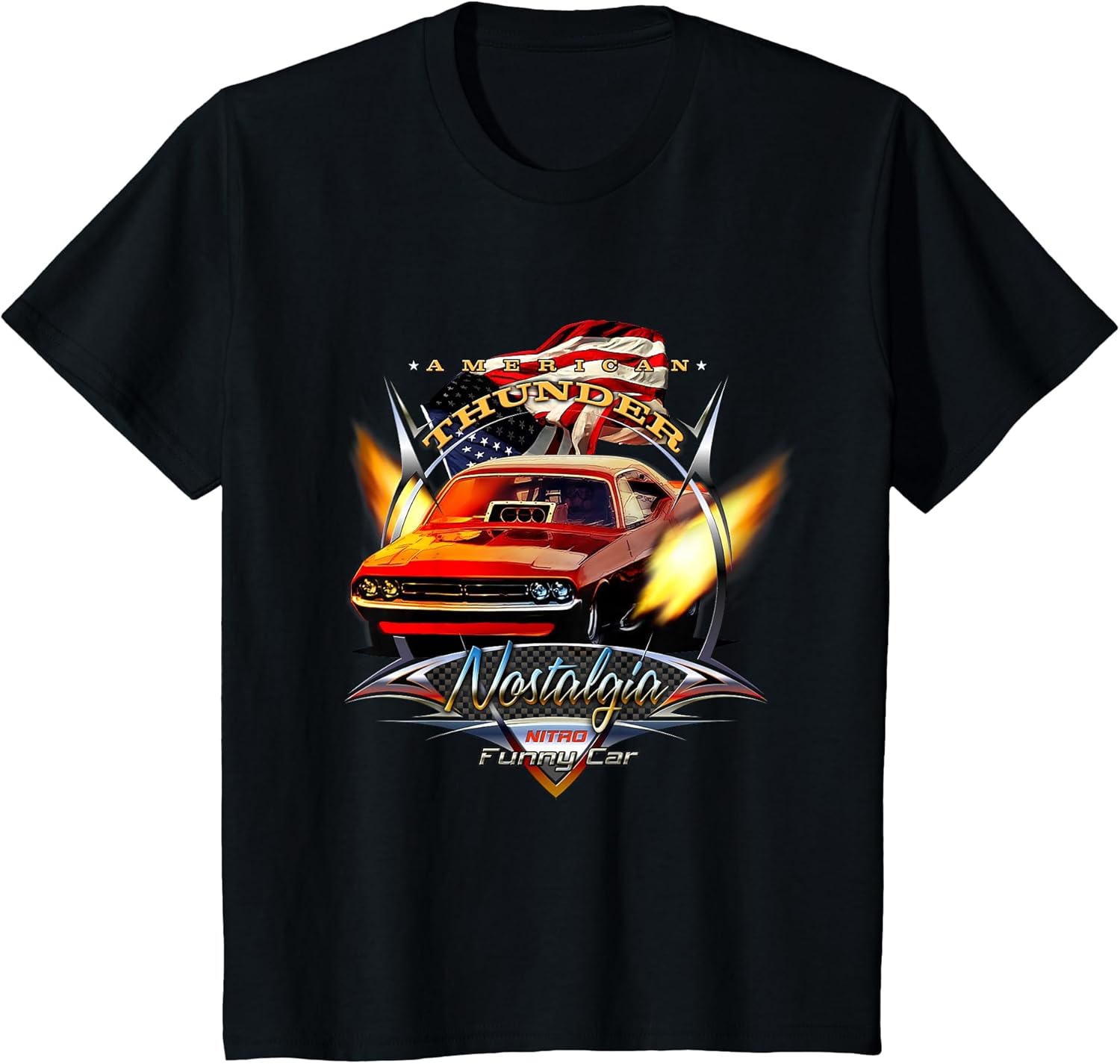 Nostalgia Funny Car American Drag Racing Shirt