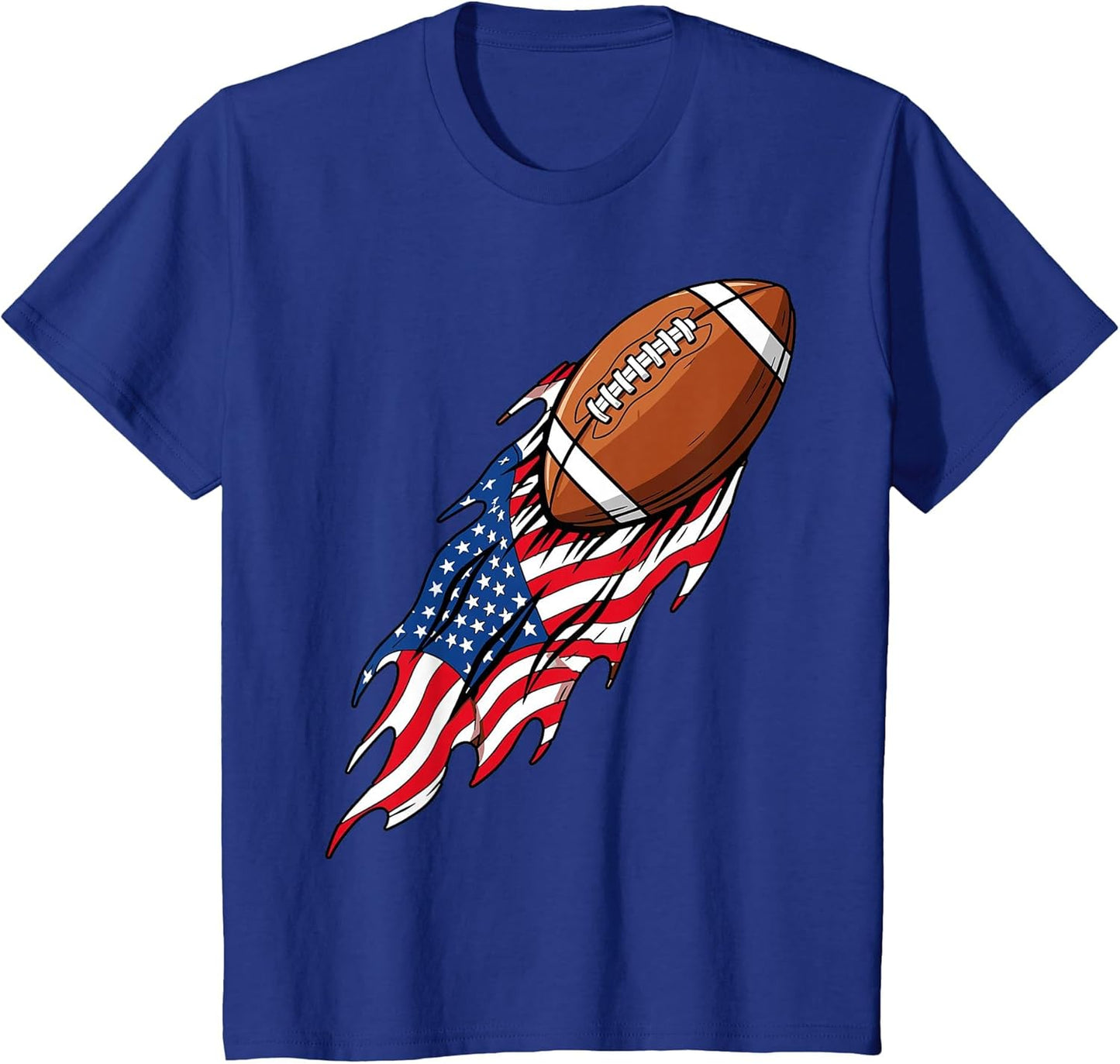 Patriotic USA Flag Football Boys 4th of July
