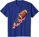 Patriotic USA Flag Football Boys 4th of July