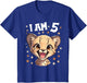 Kids 5 Years Old 5 Birthday Cheetahs Boy Girl Cheetah
