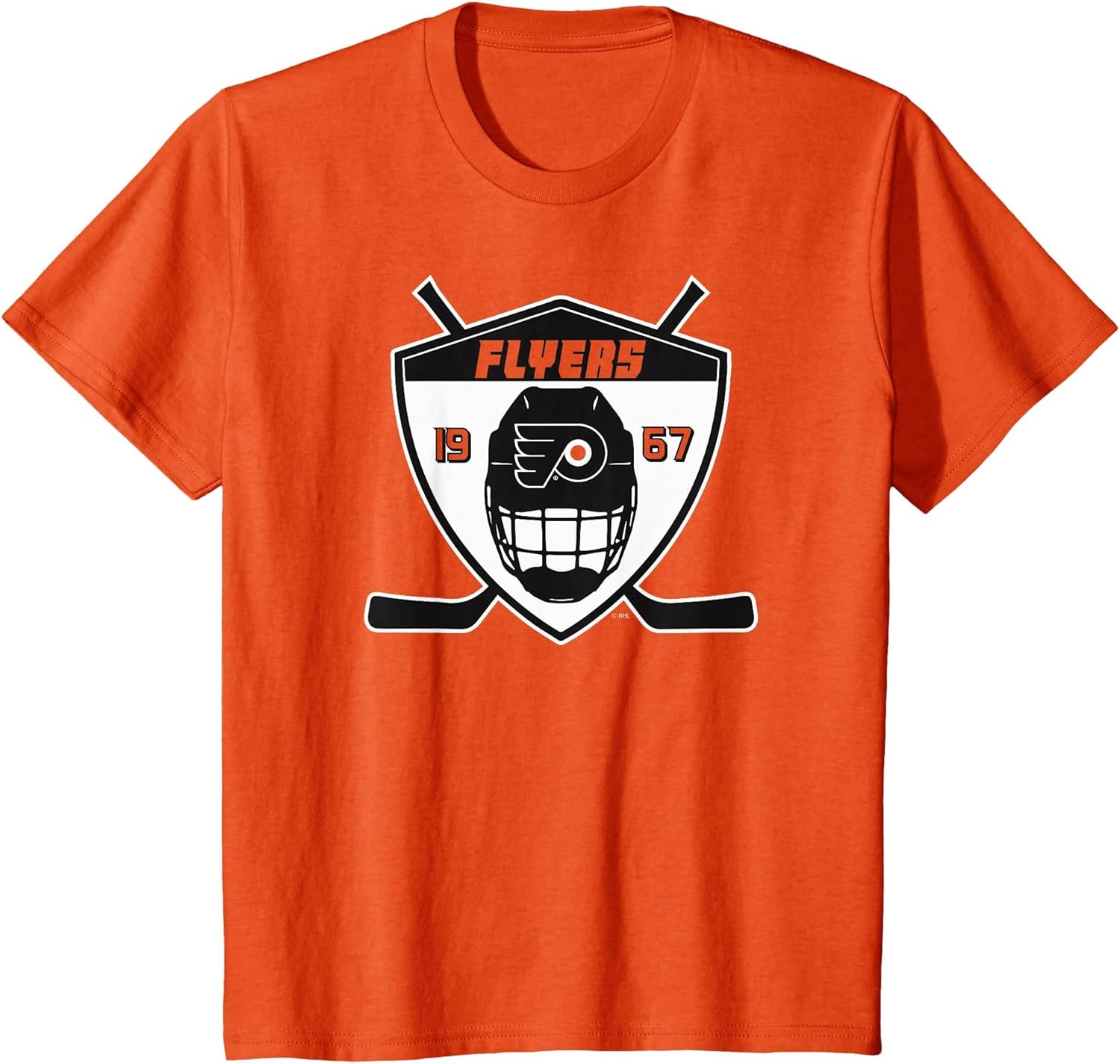 Philadelphia Flyers Shield Orange Officially Licensed