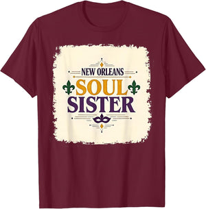 New Orleans Soul Sister Mardi Gras Design