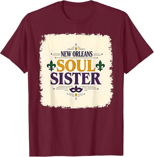 New Orleans Soul Sister Mardi Gras Design