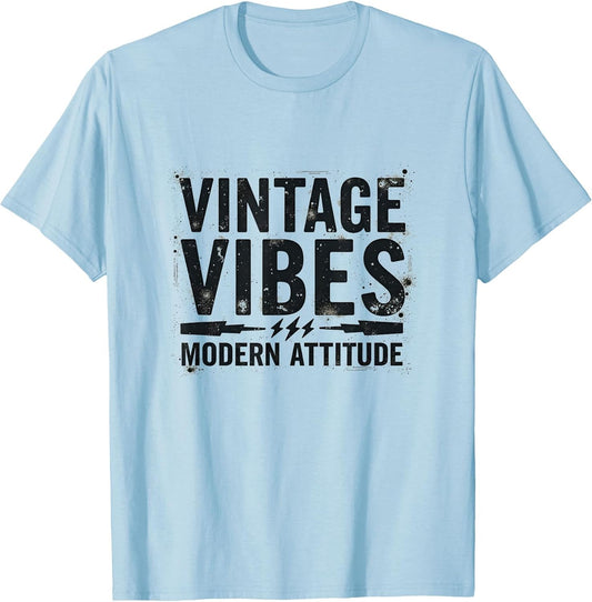 Vintage Vibes Modern Attitude Grunge Design