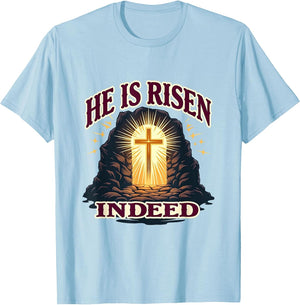 He Is Risen Indeed Easter Christian Women Design
