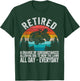 Funny Retired Definition Lawn Mowing Mow Retirement