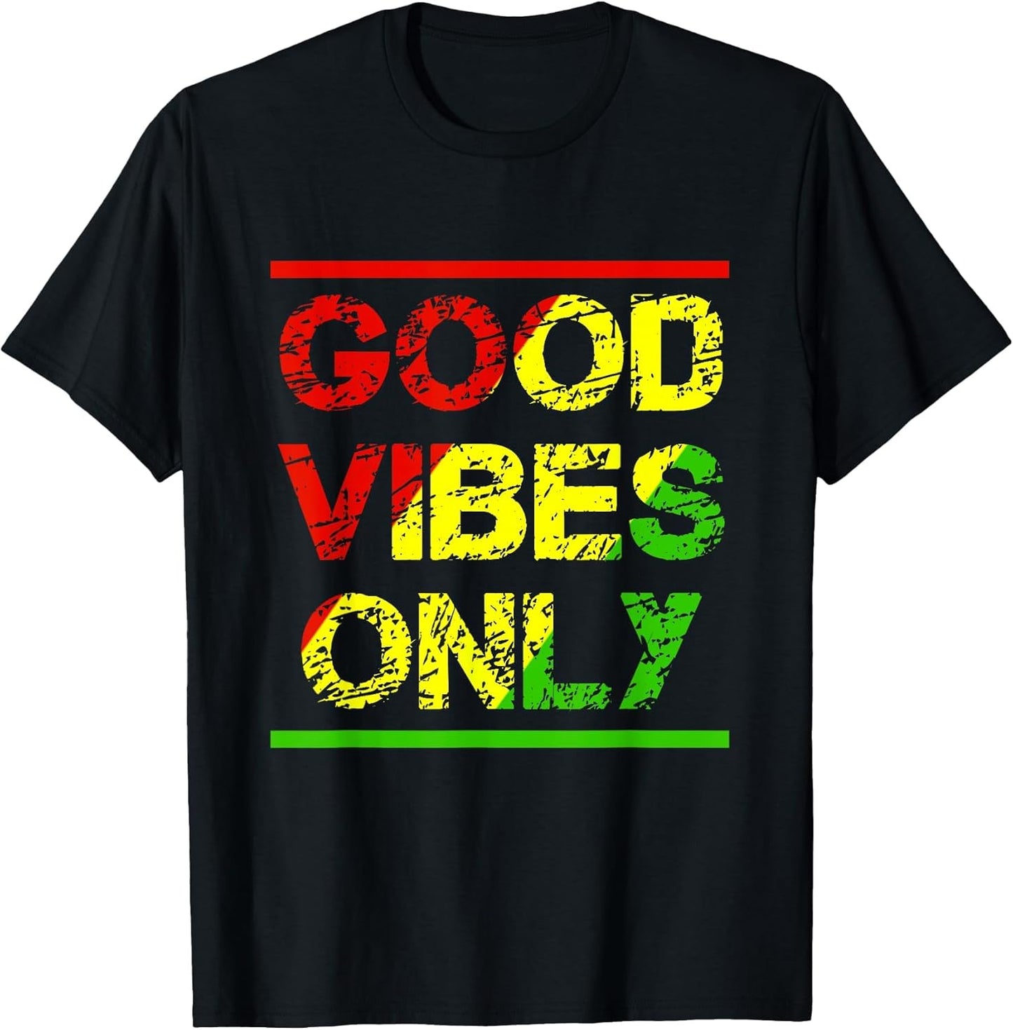 Reggae Good Vibes Only Rasta Design